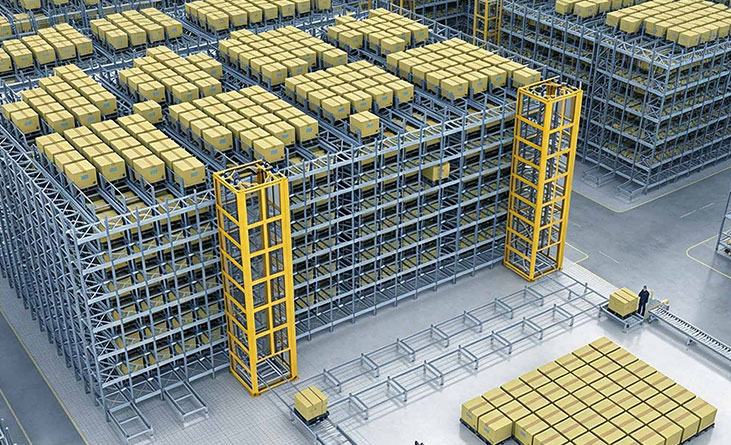 Solution de rayonnages à palettes robustes | Système de stockage industriel et d'entrepôt