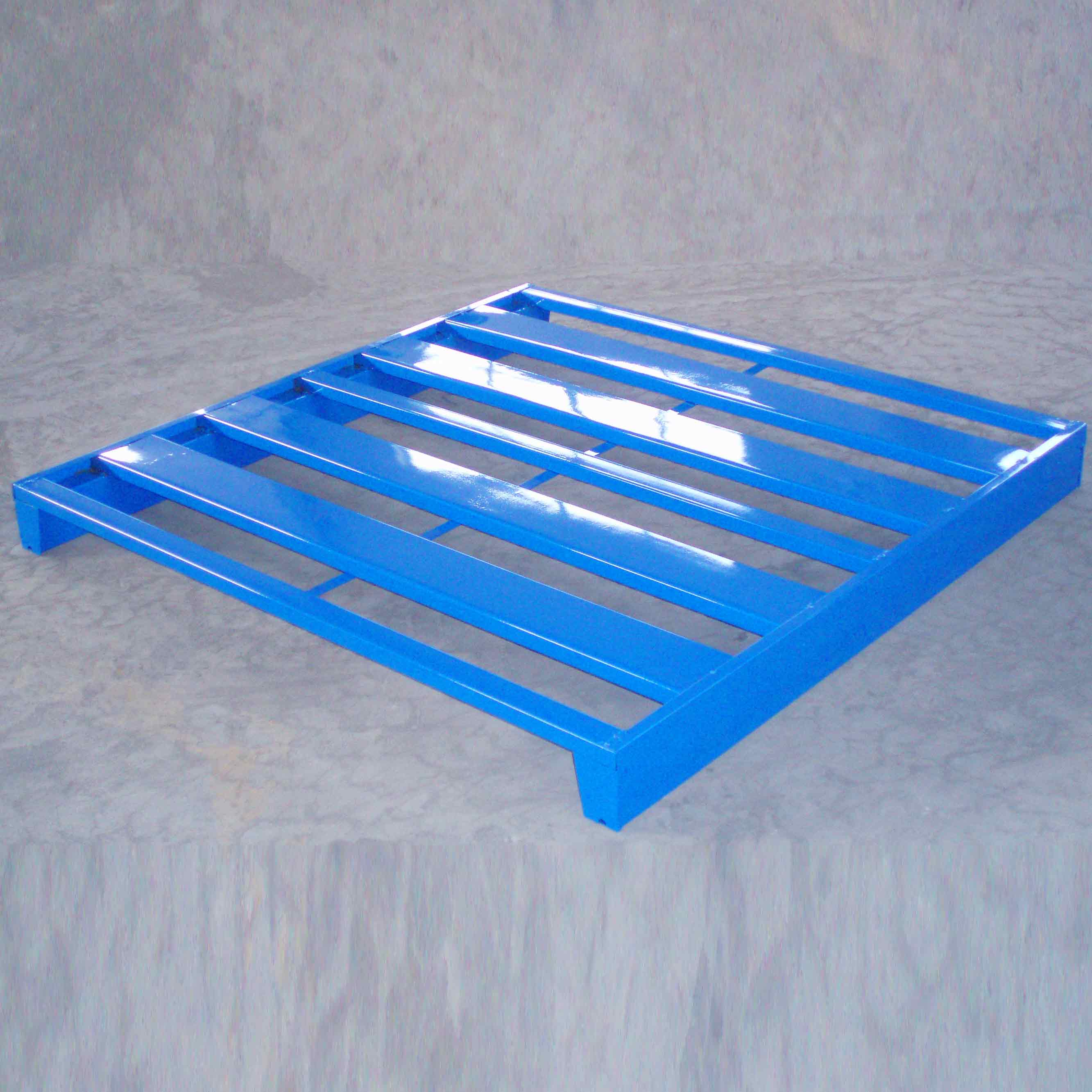 Palette en acier robuste pour entrepôt, stockage et transport